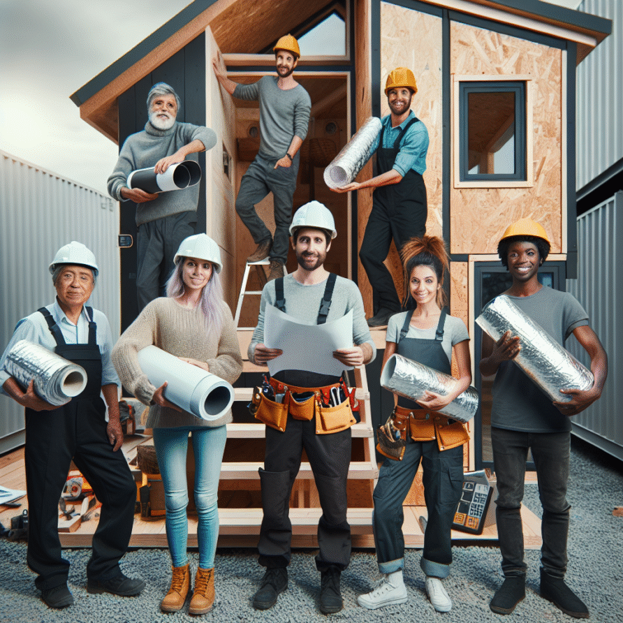 Bouwers van Tinyhouse, chaletbouw en containerwoningen kiezen voor folie verwarming